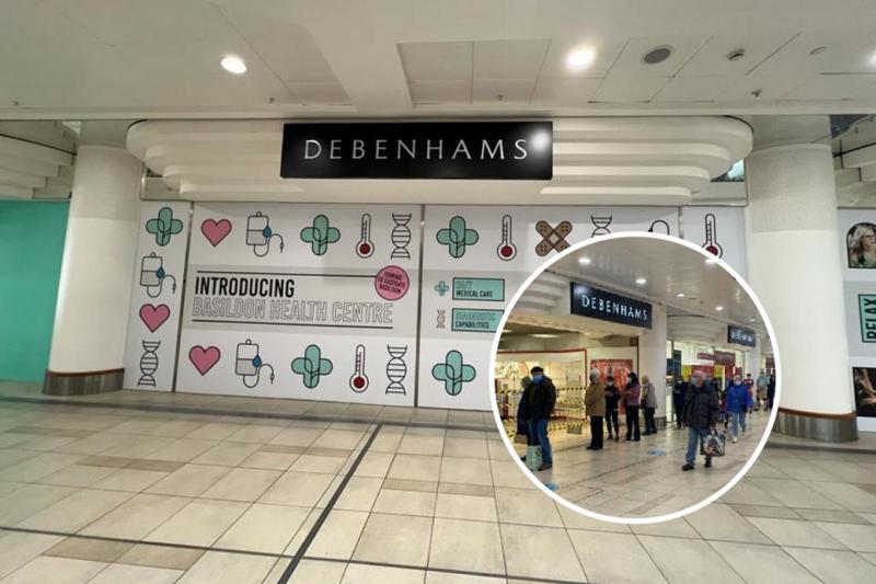 Image for Debenhams Basildon Eastgate mini-hospital work has started